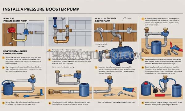 cách lắp đặt máy bơm tăng áp đúng