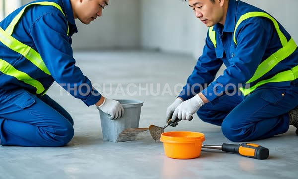 Thợ chống thấm tại Dĩ An có thợ nhanh 25 phút tại nhà