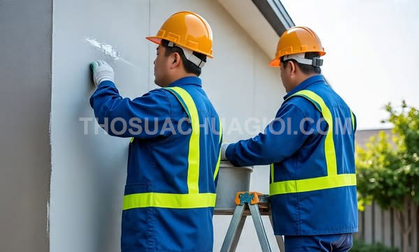 Thợ chống thấm phường Phú Thạnh mới gọi 20 phút có thợ nhanh
