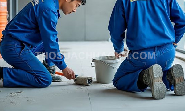Thợ chống thấm phường Trung Mỹ Tây mới có thợ nhanh 25 phút tại nhà