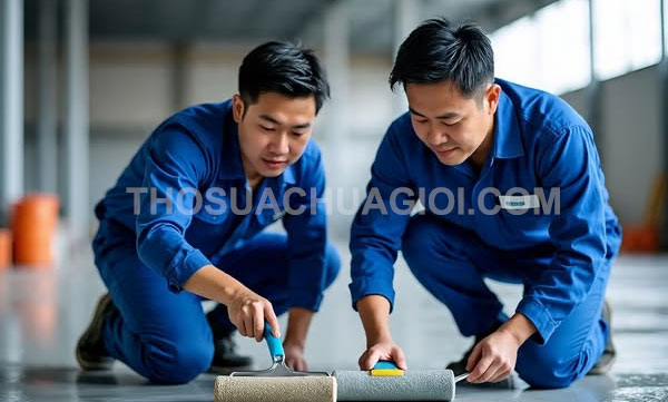 Thợ chống thấm xã Bình Hưng mới liên hệ 10 phút thợ tới