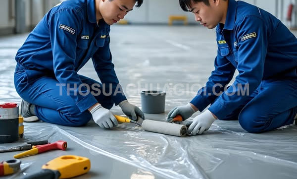 Thợ chống thấm xã Thái Mỹ mới giá rẻ 15 phút có thợ