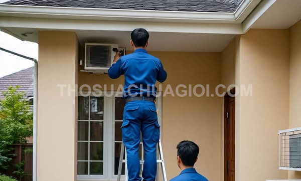 dịch vụ Thợ tháo lắp máy lạnh phường Cầu Ông Lãnh