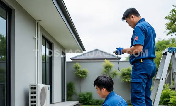 Thợ tháo lắp máy lạnh phường Tân Định mới giá rẻ 15 phút có thợ