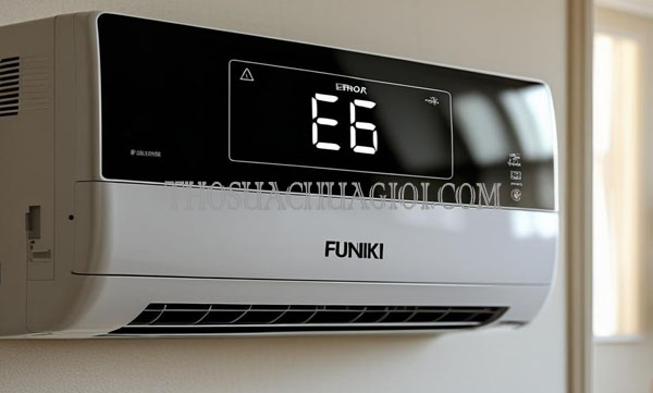 máy lạnh funiki lỗi e6