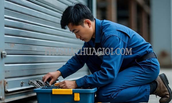 nguyên nhân sửa cửa cuốn bị kẹt lên xuống mở không được