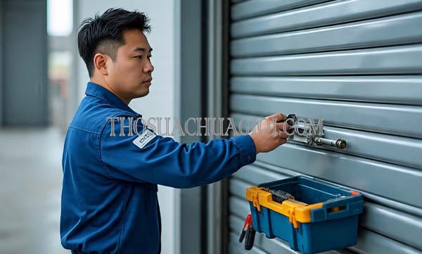 nguyên nhân cửa cuốn tự động mở bất thường và cách sửa