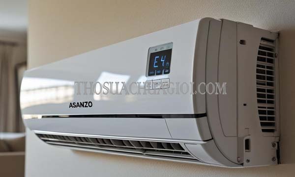 nguyên nhân máy lạnh asanzo lỗi e4