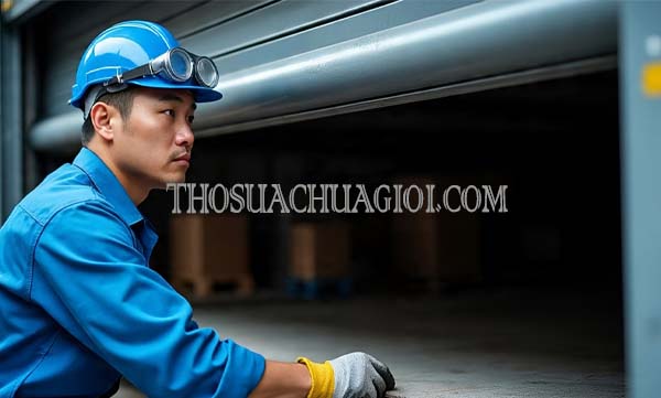 sử dụng có nên đóng mở cửa cuốn liên tục