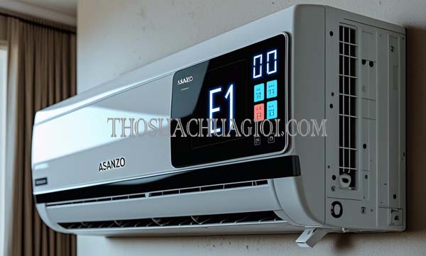 Lỗi E1 máy lạnh Asanzo cách khắc phục nhanh nhất