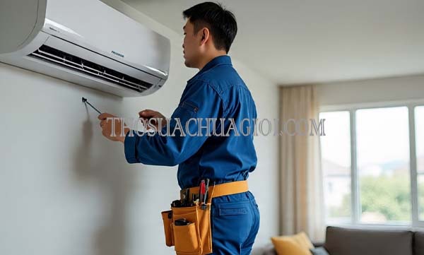 thợ sửa máy lạnh tại mỹ tho uy tín