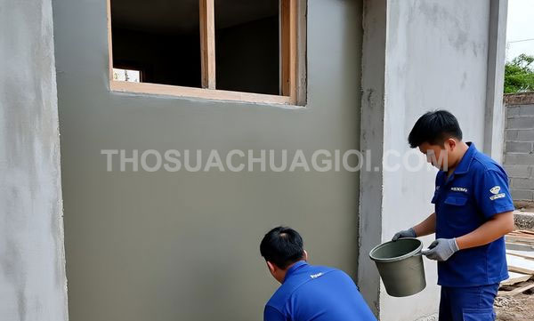 Thợ chống thấm phường Tân Hưng mới chỉ 25 phút thợ đến tận nhà