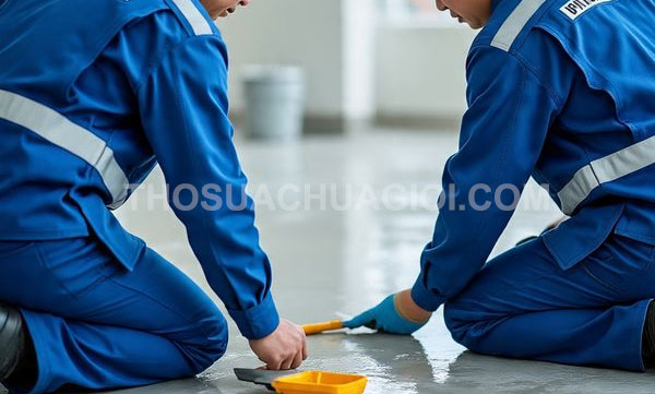 Thợ chống thấm phường Tân Thuận mới liên hệ 10 phút thợ tới