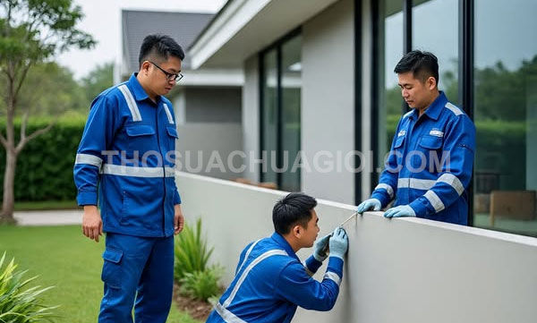 Thợ chống thấm tại xã Tân Nhựt