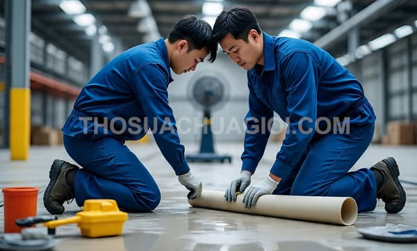 Thợ chống thấm xã Hiệp Phước