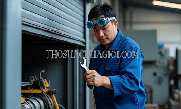 Thợ sửa cửa cuốn xã Tân Xuân cũ giá rẻ 15 phút đến nơi