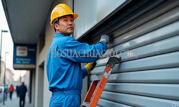thợ sửa cửa cuốn phường thạnh lộc giá rẻ