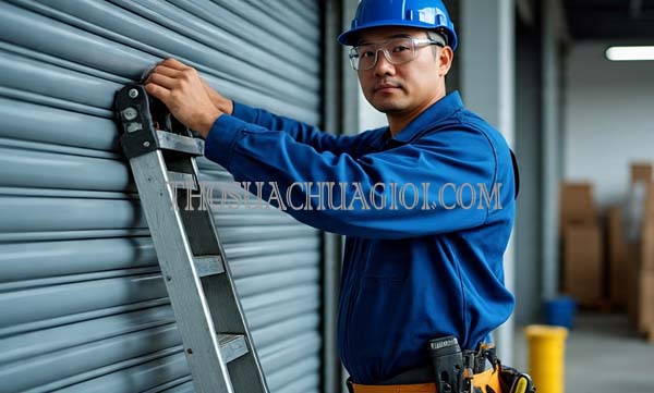 thợ sửa cửa cuốn phường thạnh lộc tại nhà