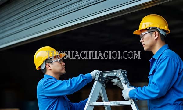 Thợ sửa cửa cuốn xã Nhơn Đức cũ gọi 30 phút có mặt