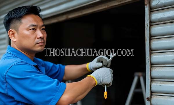thợ sửa cửa cuốn xã phạm văn cội giá rẻ