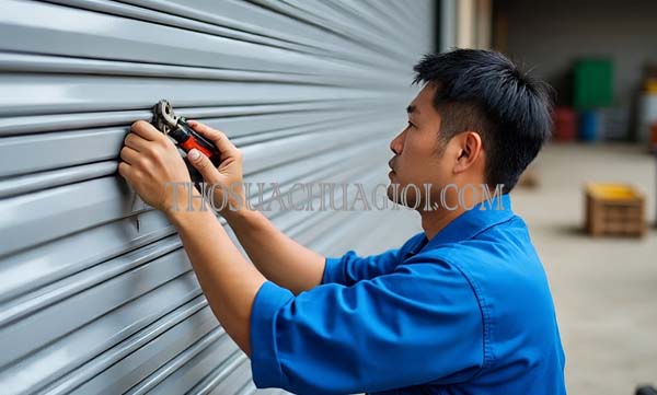 thợ sửa cửa cuốn xã phong phú giá rẻ