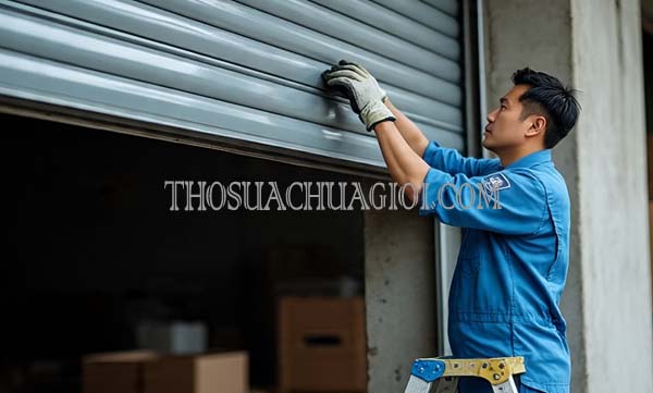 Thợ sửa cửa cuốn xã Phong Phú cũ gọi 30 phút có mặt