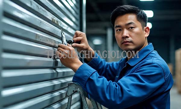Thợ sửa cửa cuốn xã Tân Thạnh Đông cũ gọi 30 phút có mặt
