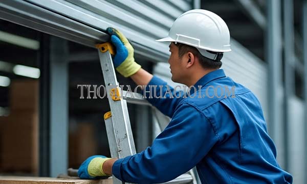 Thợ sửa cửa cuốn xã Trung Chánh cũ giá rẻ và uy tín