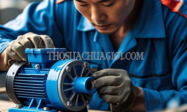 Thợ sửa máy bơm nước phường Thới An cũ chất lượng 25 phút có