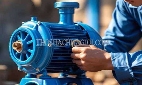 thợ sửa máy bơm nước xã lê minh xuân