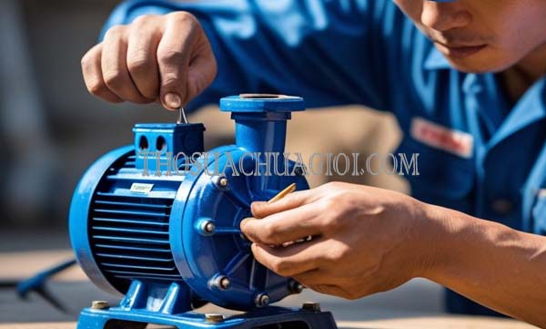 Thợ sửa máy bơm nước xã Phạm Văn Hai cũ chất lượng 25 phút có