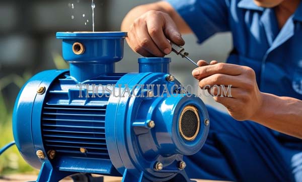 thợ sửa máy bơm nước xã phong phú