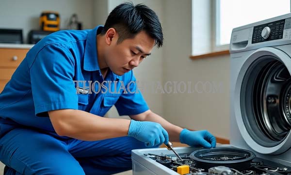 thợ sửa máy giặt tại trà vinh uy tín