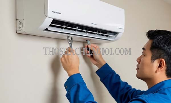 Thợ sửa máy lạnh tại Bến Lức gọi 30 phút có mặt