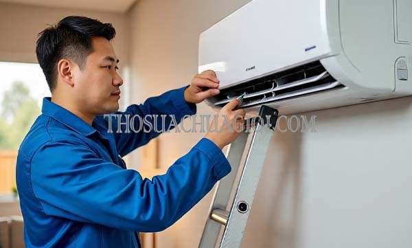 thợ sửa máy lạnh tại bên lức