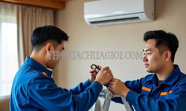 thợ sửa máy lạnh tại điện bàn uy tín