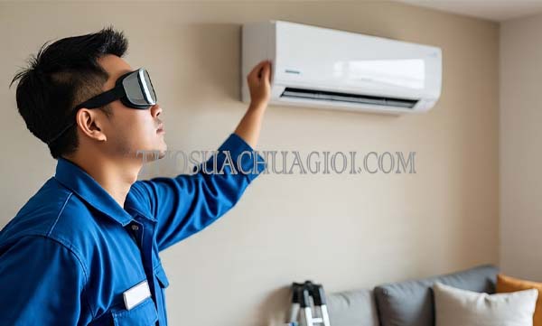 thợ sửa máy lạnh tại điện bàn