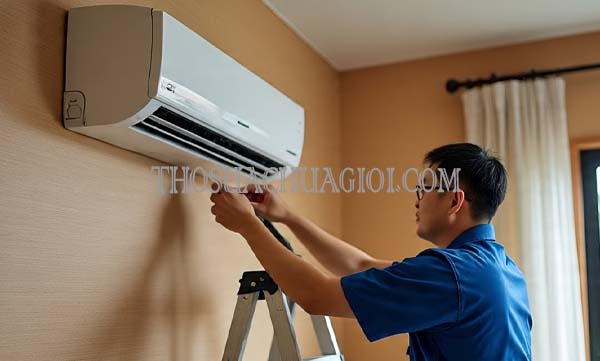Thợ sửa máy lạnh tại Long Xuyên giá rẻ 15 phút đến nơi
