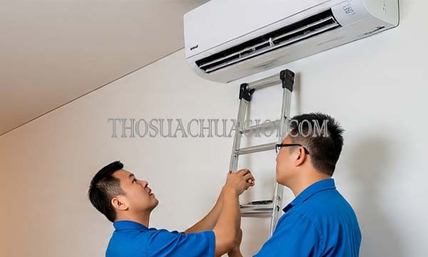 thợ sửa máy lạnh tại ngã bảy giá rẻ