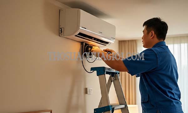 Thợ sửa máy lạnh tại Nha Trang liên hệ 10 phút có