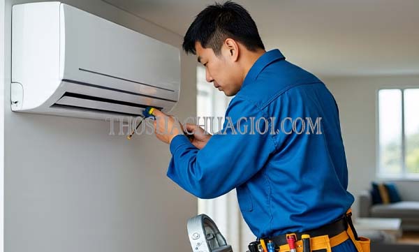 thợ sửa máy lạnh tại nhơn trách uy tín