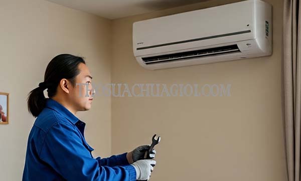 thợ sửa máy lạnh tại tân an uy tín