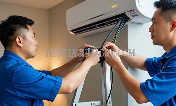 thợ sửa máy lạnh tại tân an