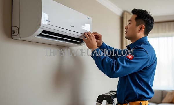 thợ sửa máy lạnh tại trà vinh giá rẻ