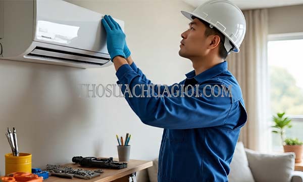 thợ sửa máy lạnh tại vinhomes central park