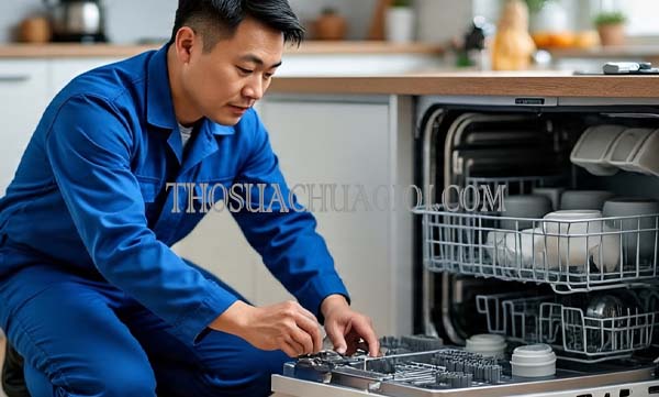 thợ sửa máy rửa chén tại celadon city