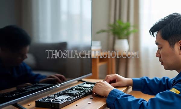 Thợ sửa tivi tại nhà xã Qui Đức cũ giá rẻ 20 phút có mặt