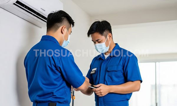 Thợ tháo lắp máy lạnh tại phường Hiệp Bình