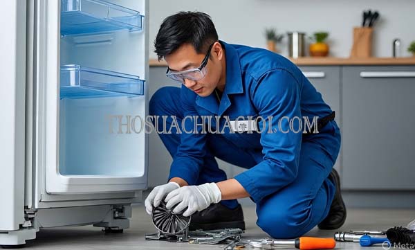 tủ lạnh bị hỏng quạt gió sửa bao nhiêu tiền