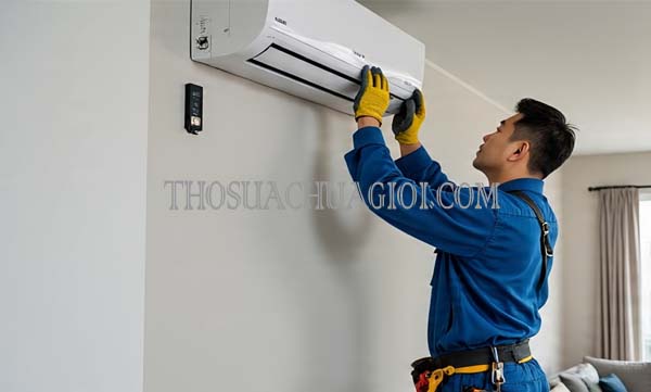 Thợ sửa máy lạnh tại chung cư Đức Khải uy tín 15 phút đến nơi